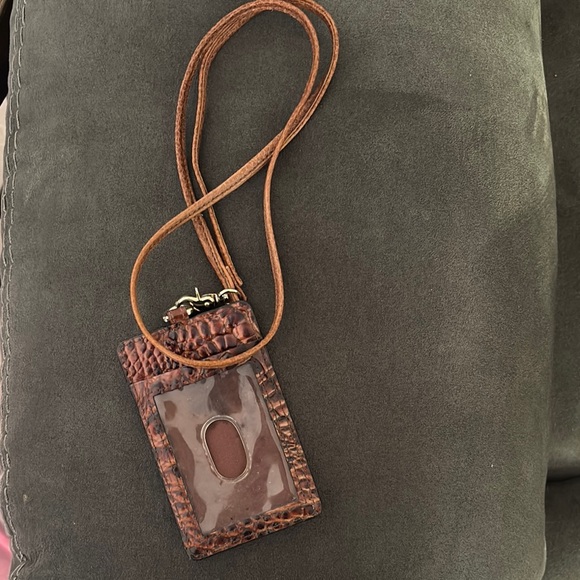 Brahmin Croc-Embossed Card Holder - Picture 2 of 3